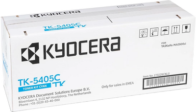 Original Kyocera TK-5405C Toner Cyan 1T02Z6CNL0 (~10.000...