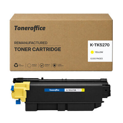 Kyocera TK-5270Y Premium Recycling-Toner Gelb (ca. 6.000...