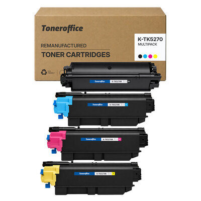 Kyocera TK-5270 Premium Recycling-Toner BK C M Y 4er Set...
