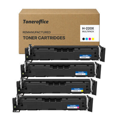 HP 220X Premium Recycling-Toner BK C M Y 4er Set...