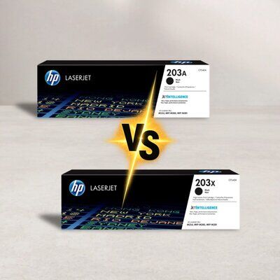 HP 203A vs HP 203X &ndash; Unterschiede bei Reichweite...