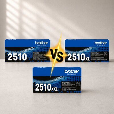 Brother TN-2510 vs Brother TN-2510XL vs Brother...
