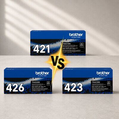 Brother TN-421 vs Brother TN-423 vs Brother TN-426...
