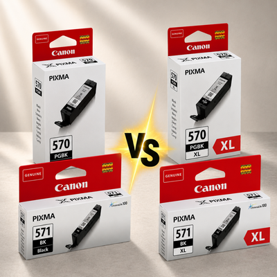 Canon PGI-570 / CLI-571 vs PGI-570 XL / CLI-571 XL...