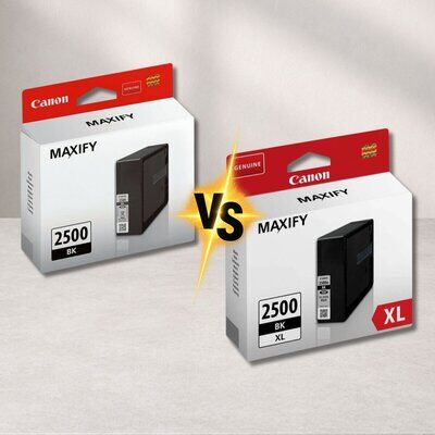 Canon PGI-2500 vs Canon PGI-2500 XL &ndash; Unterschiede...
