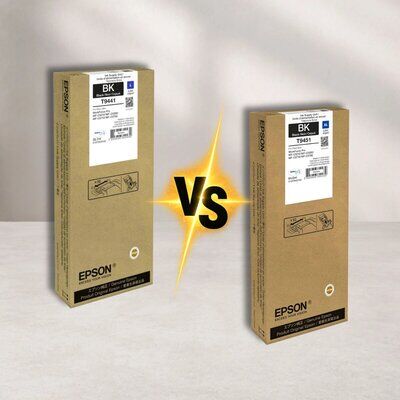 Epson T9441 / T9442 / T9443 / T9444 vs. Epson T9451 /...