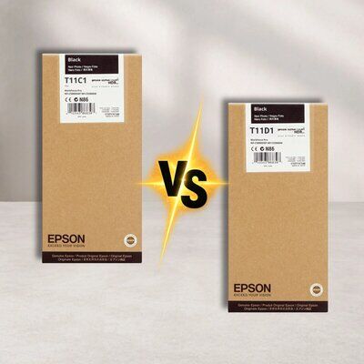 Epson T11C1 / T11C2 / T11C3 / T11C4 vs. Epson T11D1 /...