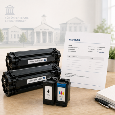 Druckerpatronen und Toner auf Rechnung f&uuml;r...