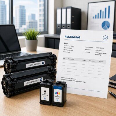 Druckerpatronen und Toner auf Rechnung f&uuml;r Unternehmen