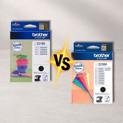 Brother LC-221 vs. Brother LC-223 &ndash; Unterschiede...