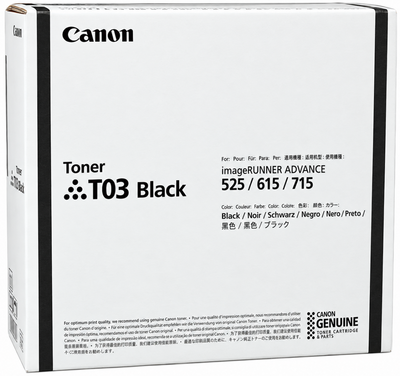 Original Canon T03 Black 2725C001 Schwarz Toner (~51.500...