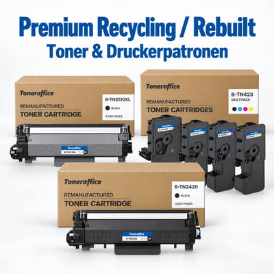 Premium Recycling / Rebuilt Toner &amp; Druckerpatronen...