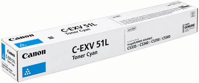 Original Canon C-EXV 51L 0485C002 Cyan Toner (~26.000...